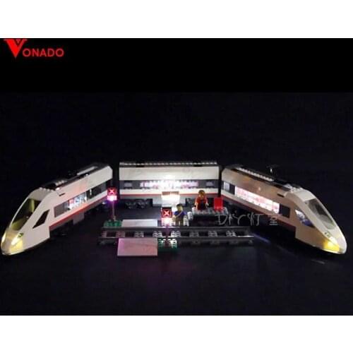 Led Light Compatible For lego 60051 High-Speed Passenger Train Light Kit Toys For Children Kids Only Light No Blocks
