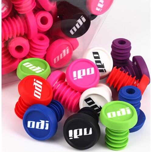 ODI Bicycle Grip End Plugs 1 pair Anti-slip Firm Handlebar Caps MTB Bike Lightweight Bar End Plugs For MTB BMX DH FR Balance Car