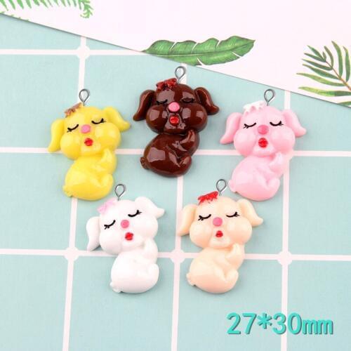 10pcs 27*30mm Flatback cabochon piglet pig charms hair accessories DIY handmade resin butter cream mobile phone shell beauty