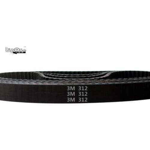 ArcHTD 3M Timing belt C= 312 315 318 321 width 6/9/12/15mm Teeth 104 105 106 107 HTD3M synchronous 312-3M 315-3M 318-3M 321-3M