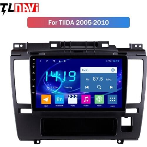 4G+64G Car Player for 2005 - 2010 Nissan Tiida Android 9.0 Octa Core GPS Navigation Radio IPS DSP CARPLAY 4G LTE