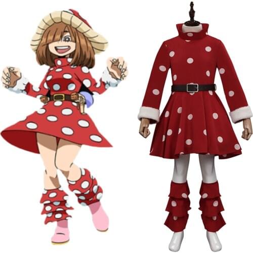 Kids Children My Hero Academia S5 Kinoko Komori Cosplay Costume Outfits Halloween Carnival Suit