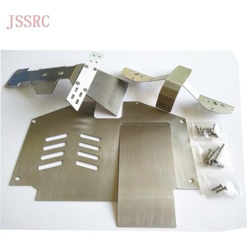 FOR Traxxas UDR Unlimited Desert Racer Stainless Steel Chassis Protect Armor Skid Plate Upgrade Parts
