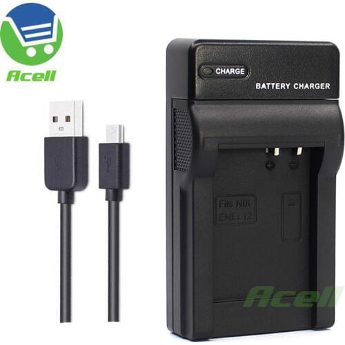 EN-EL12 MH-65 USB Charger for Nikon KeyMission 170 360 COOLPIX W300s A900 A1000 B600 AW100s AW120 AW130 P300 P340 P330 Camera