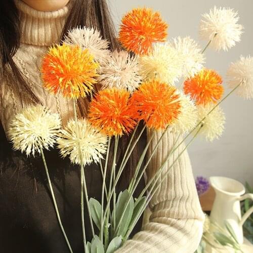 Fake Artificial Dandelion Flowers/ Simulation Plastic Dandelion Flowers for Wedding Home Party Decoration/ Valentines Day Gifts