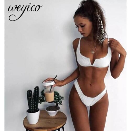 Micro Bikini Set Sexy Women Swimwear Two Piece Beachwear Thong Bathing Suit Push Up Biquini 2021 Swimsuit Maillot De Bain Femme