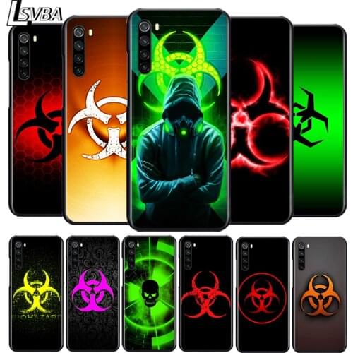 Red biohazard for OPPO Reno 2 Z 2Z 2F 3 4 4Z 4F 4SE 5 Pro 4G 5G ACE 10X ZOOM F7 A5 A9 2020 Soft Black Phone Case