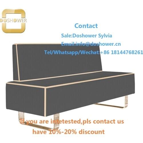 Nail store furniture with customer chairs waiting at salon for salon sofa waiting area