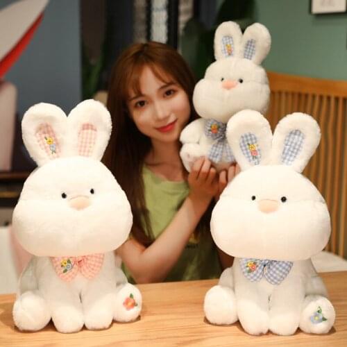 Kawaii rabbit animation plush stuffed toy doll pillow anti-extrusion non-deformation home decoration ornaments girlfriend gifts
