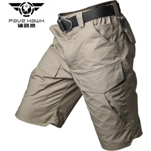 PAVEHAWK Military Men Summer Casual Shorts Men Brand New Board Shorts Quick Dry Breathable Elastic Waist Fashion Casual Short