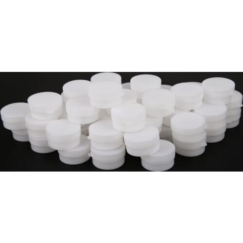 50pcs 5g Empty Cosmetic Jar Makeup Container Round Refillable Bottles Face Cream Eyeshadow Gel Suncreen Perfume Pack Box Pots