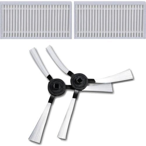 Robot Vacuum Cleaner Brush Side Brushes New HEPA Filter for redmon RV-R500 RV R500 robotic Vacuum Cleaner Parts Accessories
