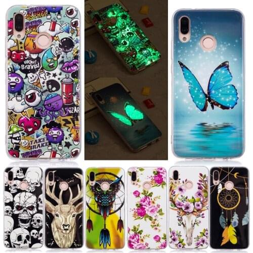 SuliCase Huawei P20 Lite Silicon Case Luminous Animal Anime TPU Skin Back Cover Phone Case for Huawei P20 Lite P20Lite Protector