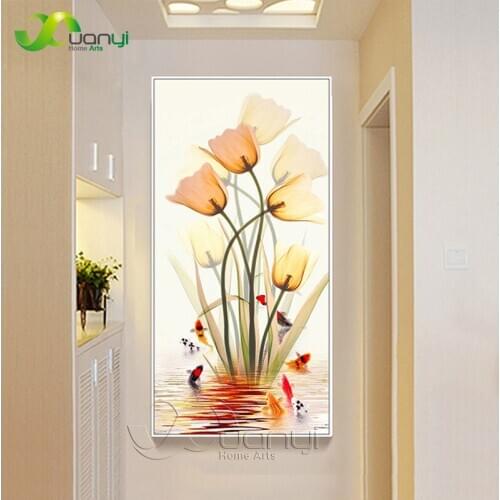 Modern Flower Canvas Painting Print On Canvas Wall Pictures For Kitchen Bedroom Home Cuadros Decoration Wall Painting Unframed