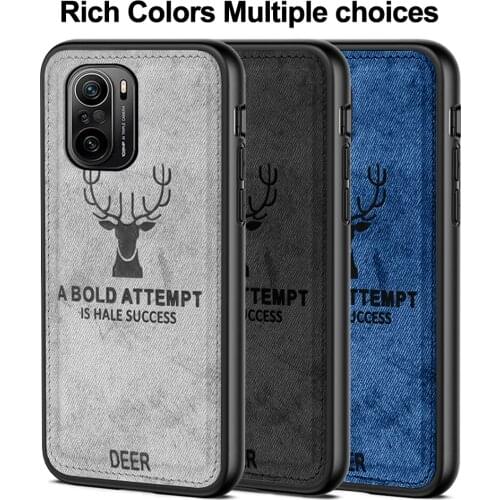 Deer Cloth phone Case Mi Poco F3 Fundas Soft TPU edge Cover FOR Xiaomi Poco F3 F 3 X3 NFC X3NFC Case 6.67" Xiaomi Poco F3 Capas