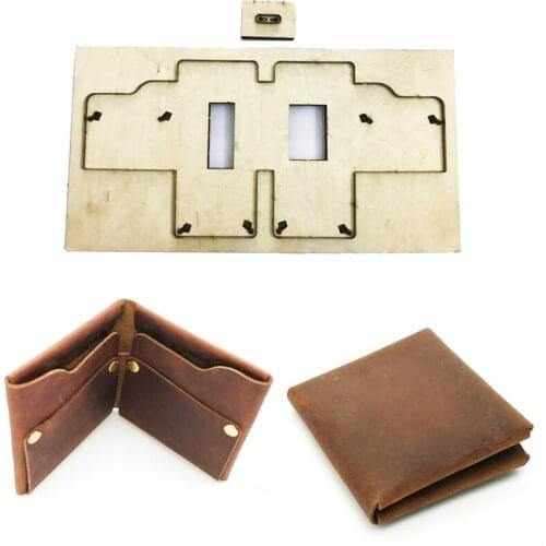 Japan Steel Blade DIY leather craft none sewing rivet connect knife mould cutting wooden die hand punch tool set