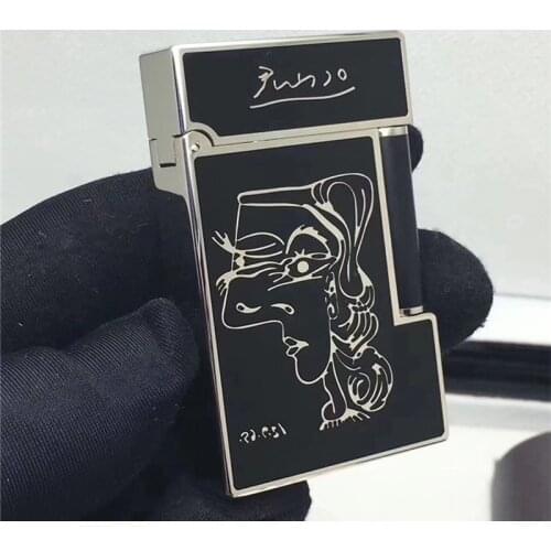 100% brand new retro lighter Seiko manufacture windproof copper body cigarette PING Bright Sound cigarette lighter