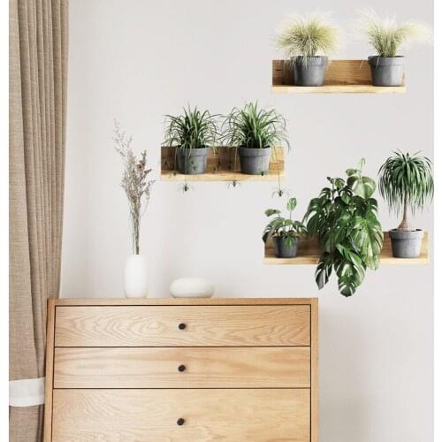 1 Set Of Wall Sticker Green Leaf Wall Sticker Room Decor Plant Wall Sticker Vinyl Decal Nursery Home