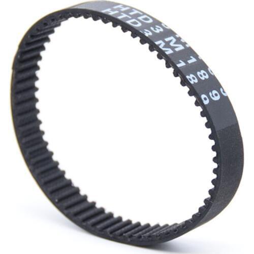 1Pcs HTD 3M-138 To 3M-168 Closed Loop Timing Belt Transmission Synchronous Belts Width 10mm 15mm