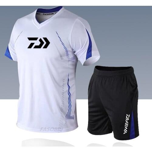 2021 Daiwa Fishing Suit Men Spring Autumn Thin Fishing Clothing Hooded Sports Hiking Fishing Shirt Outdoor Clothes Fishing Wear