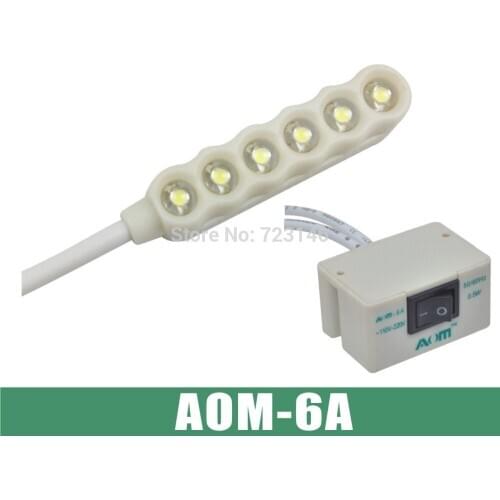 AOM-6A new industrial sewing machine LED light,industrial sewing machine LED bulb table light for Brother Siruba Typical juki