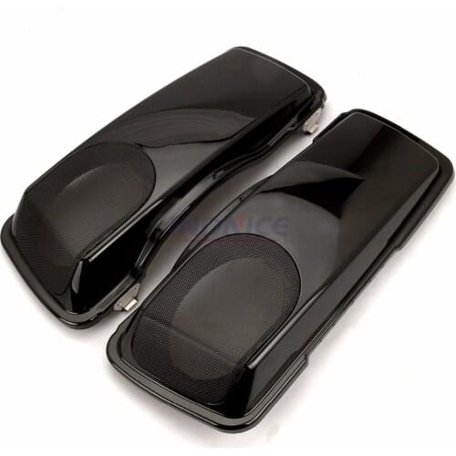 CVO Style 5x7 Speaker Saddlebag Lids For harley Road King 93-13 Electra glide speaker saddlebag lid Street Glide FLH FLTR FLHX F