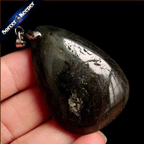 Women & Men Fashion Jewelry Pendants Necklaces With Chain Wholesale Labradorite Moonstone Quartz Stone Colares Femininos YS451