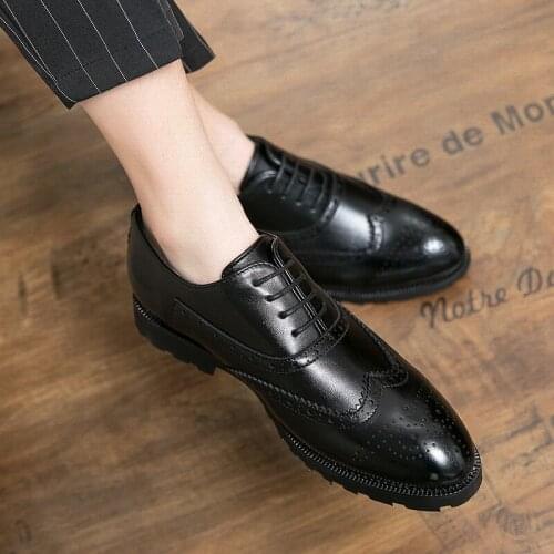 Mazefeng classic business mens dress shoes fashion elegant formal wedding shoes mens casual shoes office mens casual shoes CI