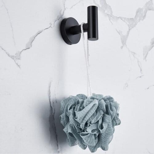 Stainless Steel Round Wall Mounted Hand Towel Bar Toilet Paper Holder Robe Towel Hooks Bathroom Accessories