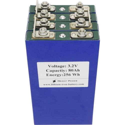 12V 80Ah LiFePO4 Battery Light Weight Small Size For DIY RV Solar Lithium Powerwall Batteries