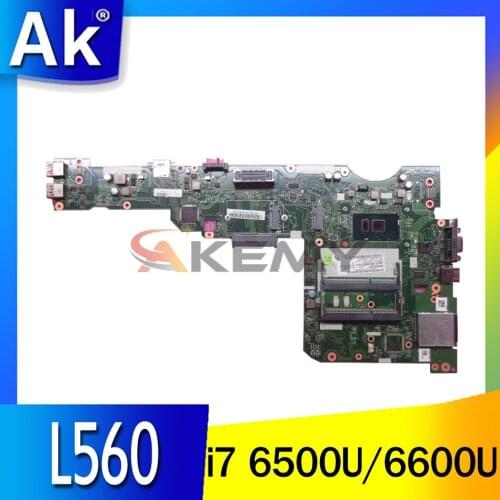AILL1/L2 LA-C421P mainboard For Lenovo Thinkpad L560 Laptop Motherboard With i7 6500U 6600U DDR3 100% tested fully work