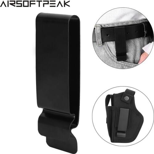 Metal Holster Belt Clip Clasp for 2in Waist Belt Spring Hook Buckle Knife Sheath Clip DIY Carrying Money Clip