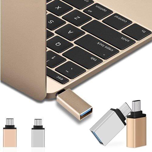 Mini USB-C Type-C To USB 3.0 Adapter Male To Female OTG Data Sync Connector For MacBook Smart Phone Laptop Tablet Keyboards