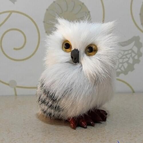 Simulation Owl Animal Figure Collectible Toys Raptor Animal Action Figures Kids Plastic Cement Toys