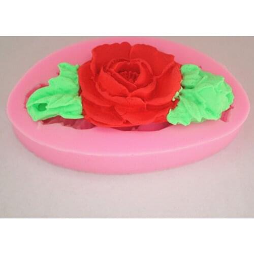 New 6.6cSingle mini Flower Fondant Mold Silicone Sugar mini mold Craft Molds DIY Cake Decorating