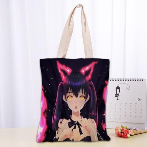 Arthur Boyle Fire Force Tote Bag Women Canvas Fabric Bags Eco Reusable Shopping Bags Traveling Beach Casual Useful Shoulder Bag