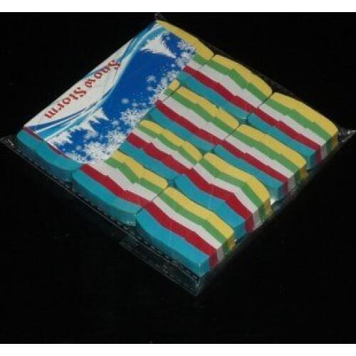 Ultra-thin Japanese colorful snow paper (1bag=12pcs) - trick, Free shipping, card magic,Fire magic Magic trick classic toys