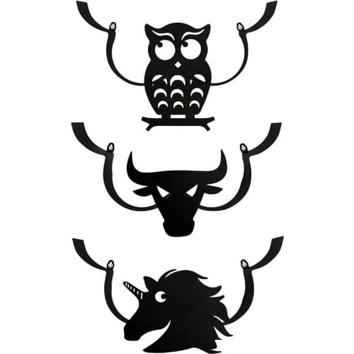 Ties Bag Hanger Hanging Racks Cute Animals Shape Toilet Paper Roll Holders Wall-Mounted Tissue Storage Racks