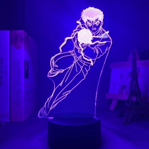 Yu Yu Hakusho Yusuke Urameshi Led Night Light for Bedroom Decor Gift Colorful Nightlight Anime 3d Lamp Yu Yu Hakusho