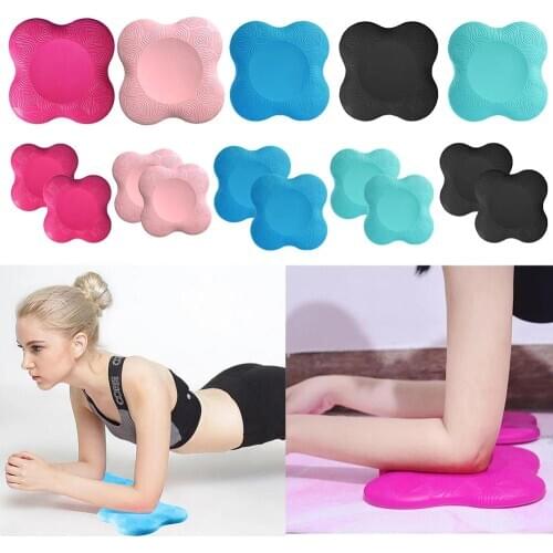 1/2 pcs PU Yoga knee pads Cushion Mats Knee Wrist Elbow protect Pad for Sports Fitness Exercise Yoga Non-slip Protective Mats