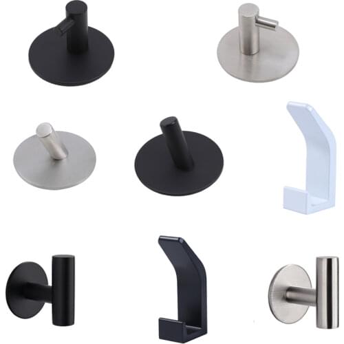 1Pcs Stainless Steel Silver Bathroom Hardware Set Towel Rack Toilet Paper Holder Towel Bar Hook Bathroom Accessories