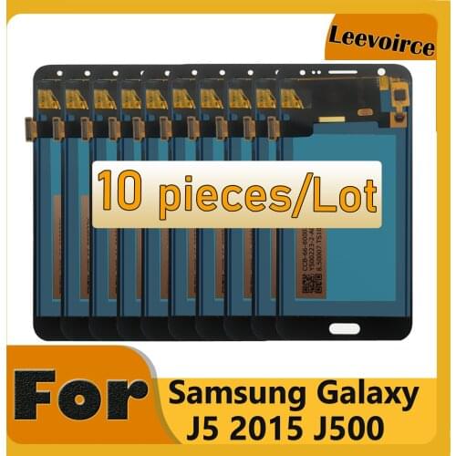 10 Pcs COPY OLED for SAMSUNG Galaxy J5 2015 J500 LCD Display Touch Screen Assembly For SAMSUNG J500H J500FN J500F J500M SM-J500F