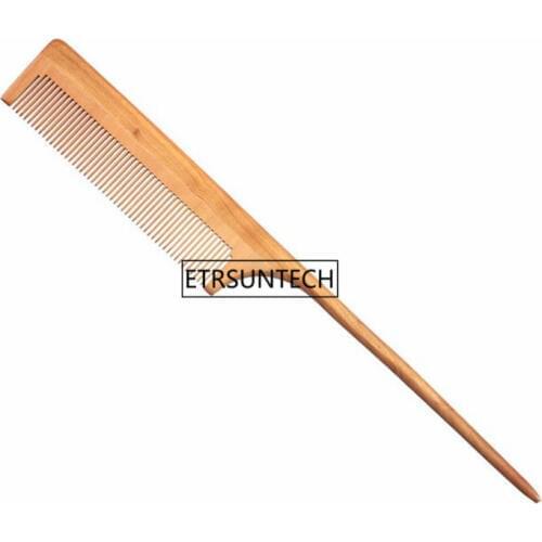 100pcs wood Natural Wood Combs Makeup Salon Barber Beard Hairdresser brush Beauty Tools F3117