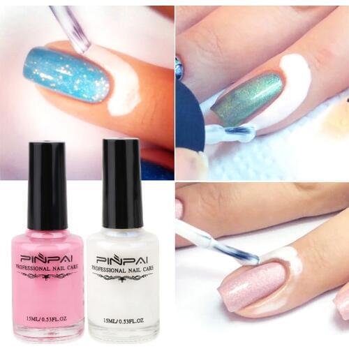 2 Colors Spill Proof Stick Polish Glue Anti Overflow Nails Glue Gel Protect Cuticle Manicure Tool gel nail polish set