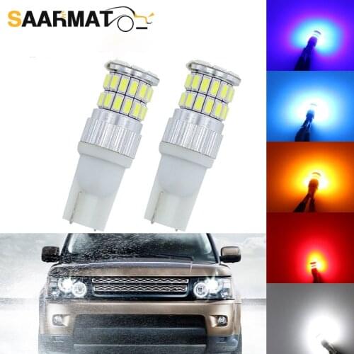 2Pcs Clearance Lights T10 W5W 194 168 LED Car Turn Signal Bulb For Land Rover v8 discovery 4 2 3 x8 freelander 2 defender A8 a9