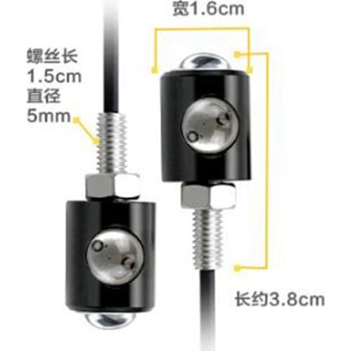 2 Pcs License Number Plate Light Screw Bolt Bulbs for 12V Car Motorbike