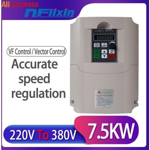 5.5kw 220v single phase input 380v 3 phase output AC Frequency Inverter ac drives /frequency converter 220v/to380v