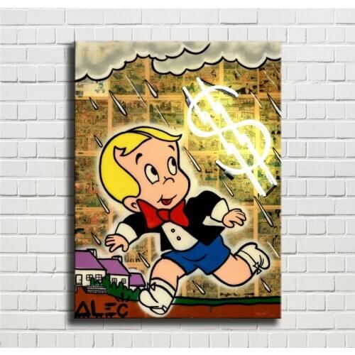 Alec Monopolys Lightning HD Wall Art Canvas Poster Print Canvas Painting Decorative Picture for Office Living Room Home Decor
