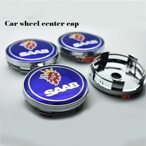 Car Accessories 100pcs/set 60mm 2.36inch Auto Car Wheel Rim Center Hub Caps Car Emblem Logo Covers for 9-3 9-5 93 95 BJ SCS