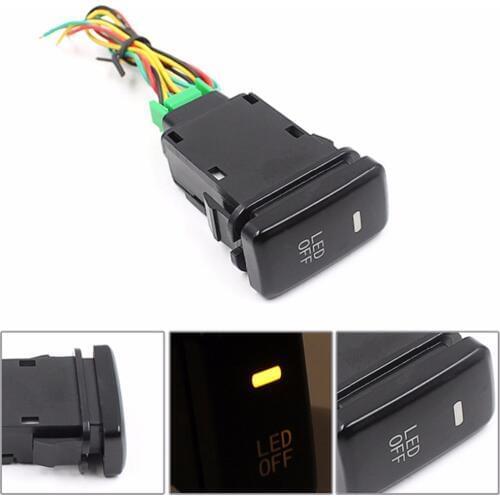 VODOOL Car Accessory Fog Light LED Lamp On Off Locking Switch for Toyota High Quality Car Styling Switches & Relays